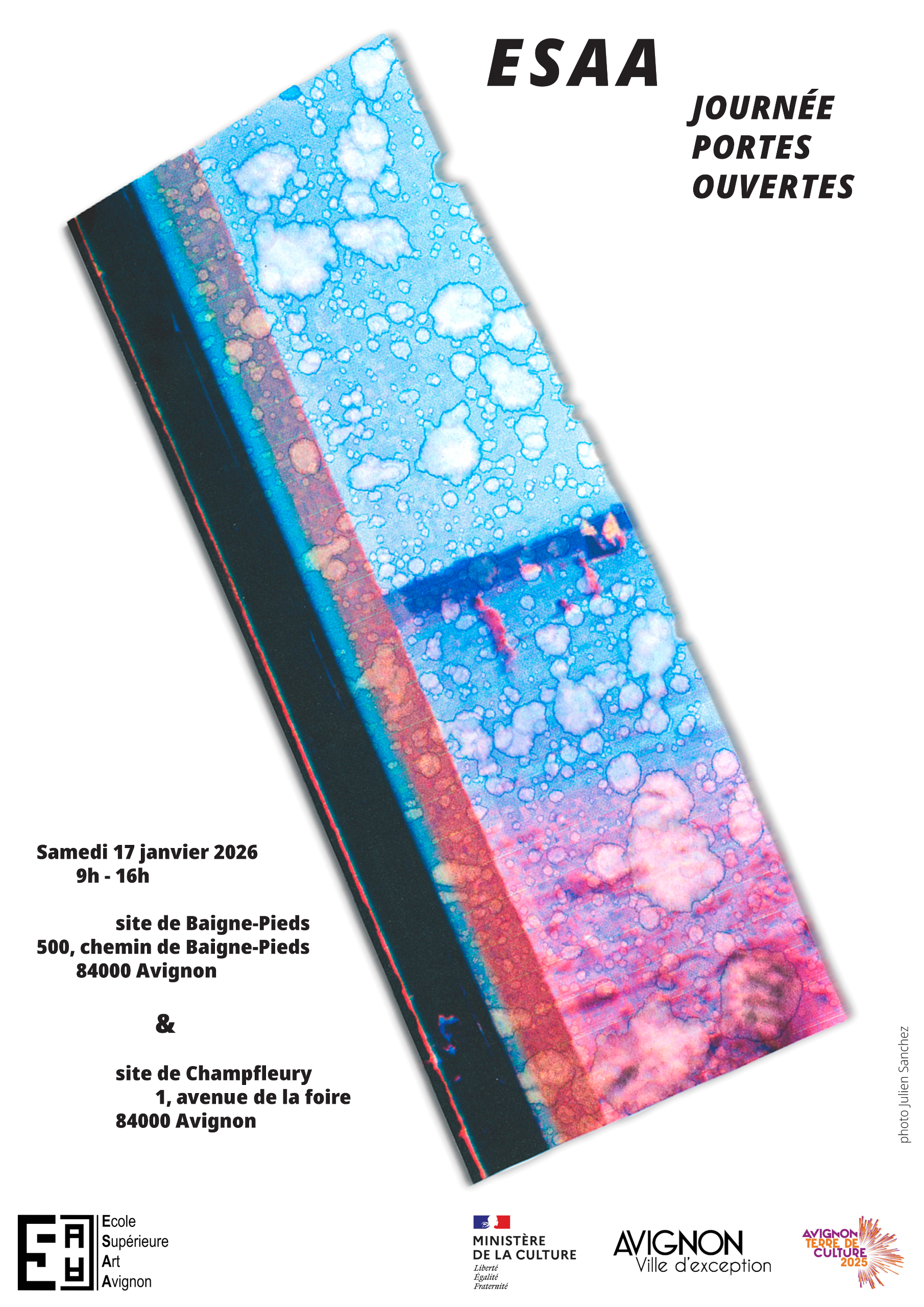 <font color="#7c0707"><strong>Journée Portes Ouvertes à l'ESAA</strong></font>