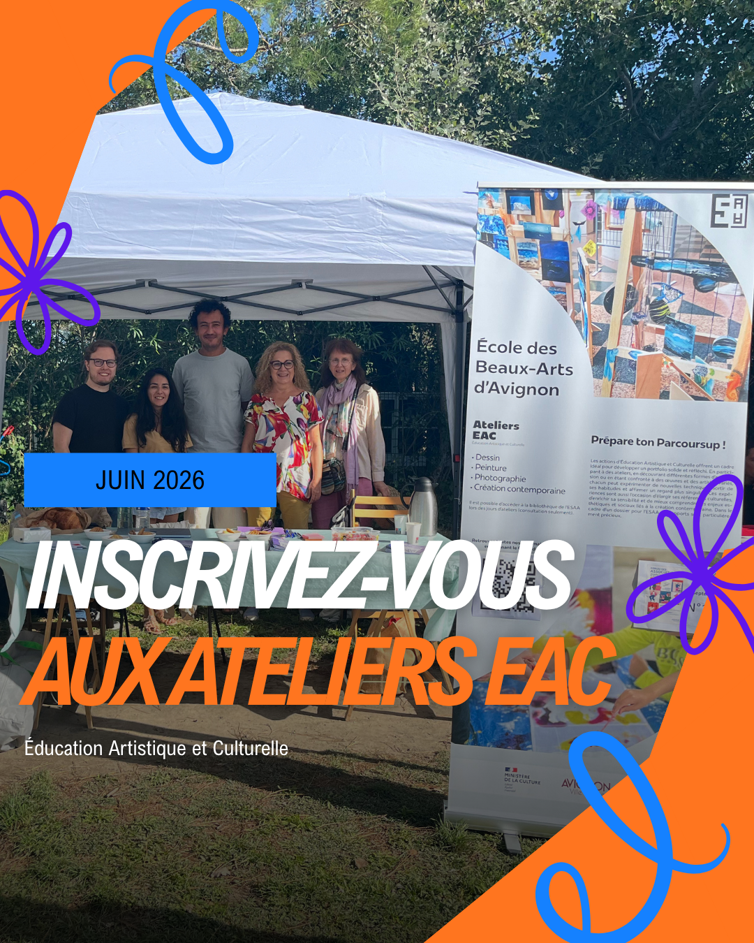 <font color="#7c0707"><strong>ATELIERS D'ÉDUCATION ARTISTIQUE ET CULTURELLE</strong></font>